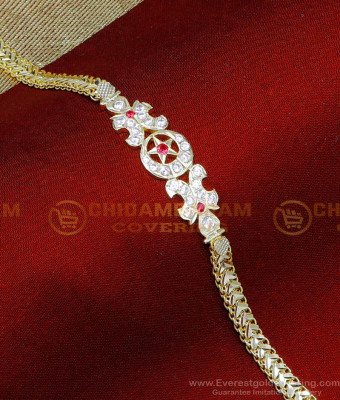 BCT537 - Trendy Gold Model Stones Bracelet Impon Jewellery Online