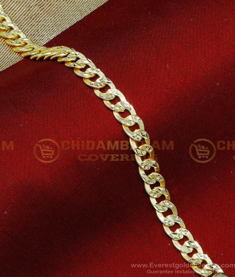 BCT538 - 2 Gram Gold Plated Wedding Stylish Bracelets for Men