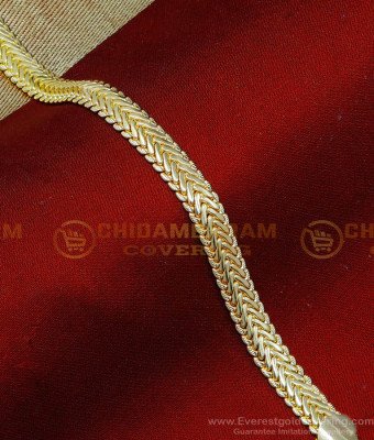 BCT540 - Gold Plated with Guarantee Daily Wear Men’s Chain Bracelets