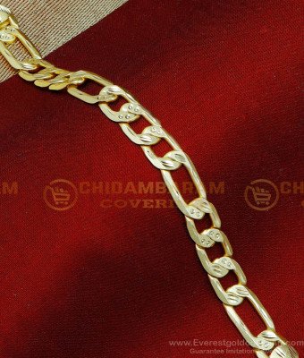 BCT541 - Gold Design Forming Gold Plated Chain Bracelet for Men