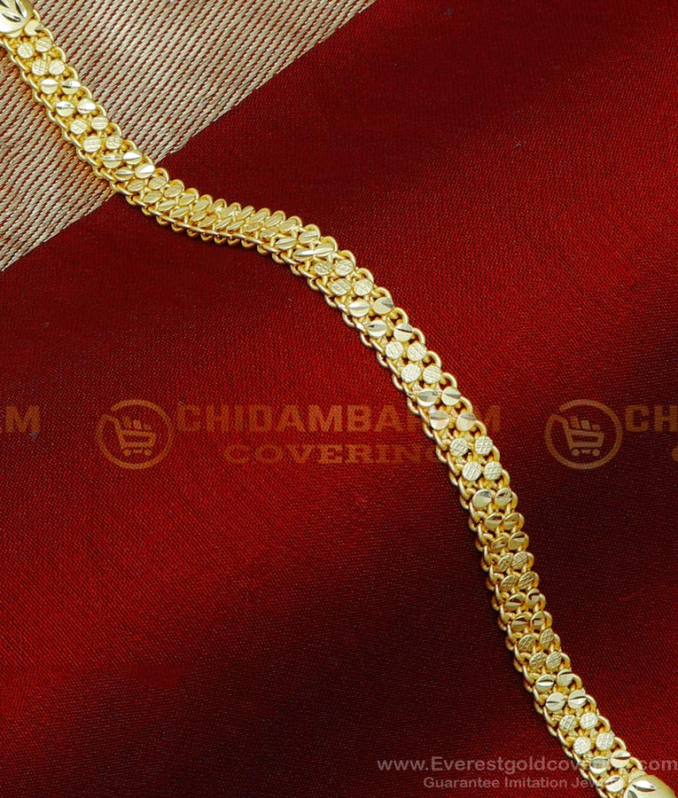 BCT554 - 2 Gram Gold Plated Daily Wear Bracelet for Men