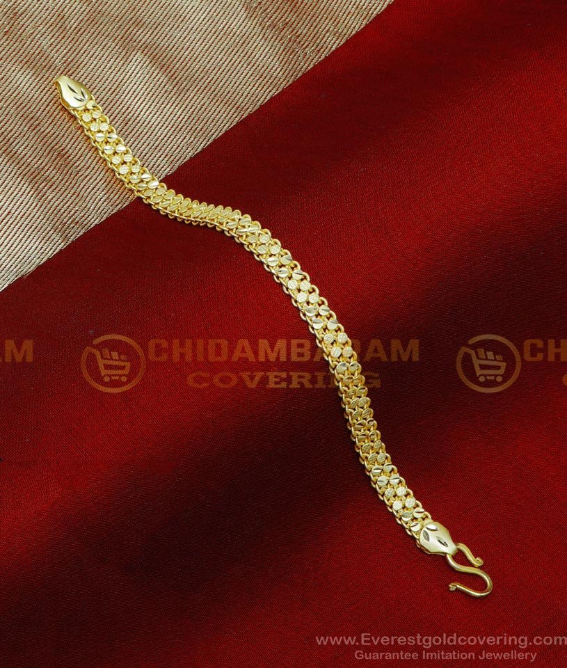 BCT554 - 2 Gram Gold Plated Daily Wear Bracelet for Men