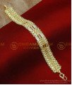 BCT564 - Stylish 2 Gram Gold Broad Gold Bracelet Designs for Men