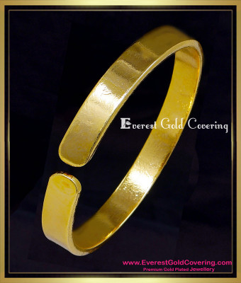 BCT569 - 2.10 Trendy Impon Gold Plated Daily Wear Hand Kada for Men