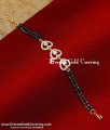 BCT574 - New Model Gold Plated Hand Mangalsutra Bracelet Design