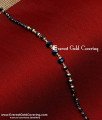 BCT587 - Trendy Daily Wear Black Crystal Bracelet for College Girls