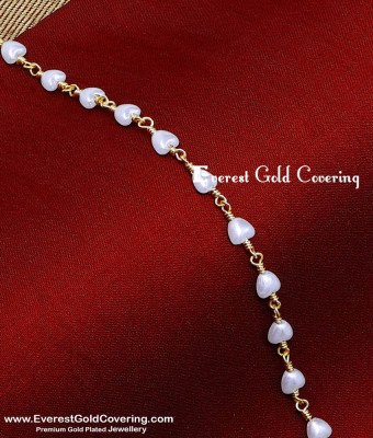 BCT589 - Beautiful White Pearl Beads Bracelet for Daily Use