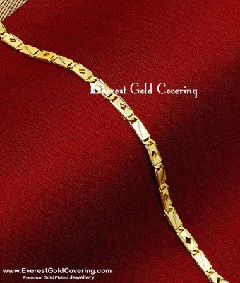 BCT591 - Real Gold Pattern Mens Bracelet 2 Gram Gold Jewellery