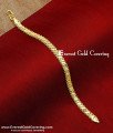 BCT592 - 2 Gram Gold Forming Heart Design Bracelet Design Men
