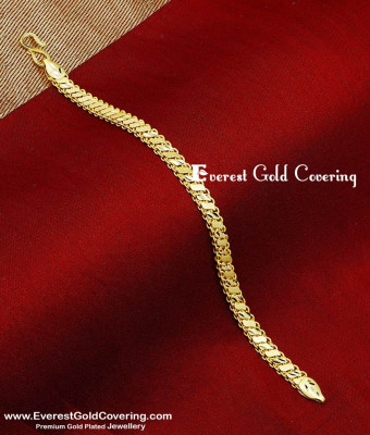 BCT592 - 2 Gram Gold Forming Heart Design Bracelet Design Men