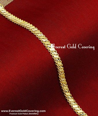 BCT592 - 2 Gram Gold Forming Heart Design Bracelet Design Men