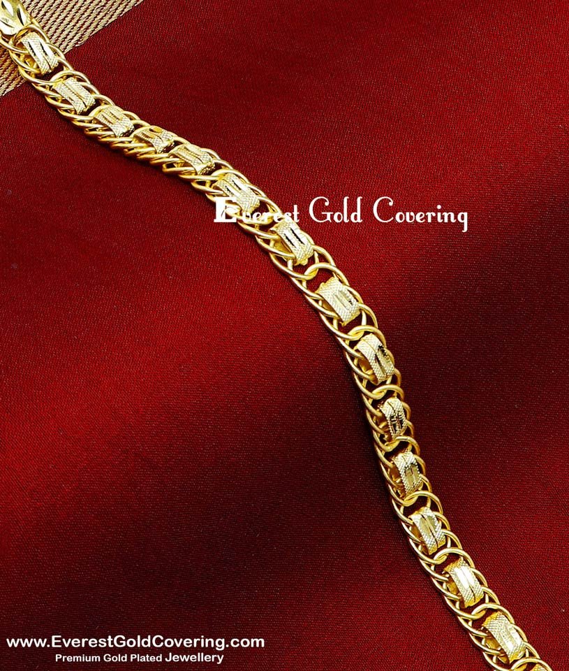 BCT594 - Top Quality 2 Gram Gold Plated Bracelet Design Latest