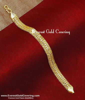 BCT595 - Gold Look 2 Gram Gold Forming Chain Bracelet Design