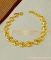 BCT60 - Attractive White Stone Golden Apple Design Low Price Bracelet Buy Online