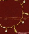 BCT69 - Trendy Gold Plated Ad Stone Hanging Bracelet Design for Teenage Girls 