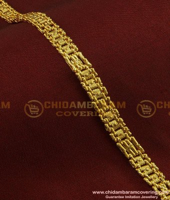 BCT76 - One Gram Gold Hand Bracelet Design Male Wedding Jewellery Collection Online
