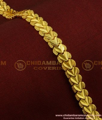 BCT84 - Beautiful Gold Inspired Heart Shaped 1 Gram Gold Bracelet