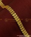 BCT85 - Elegant Finish Gold Design Double Side Heart Design Broad Bracelet Design Online