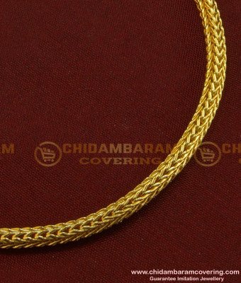 BCT86 - Gold Plated Simple Roll Chain Bracelet Design Imitation Jewellery 