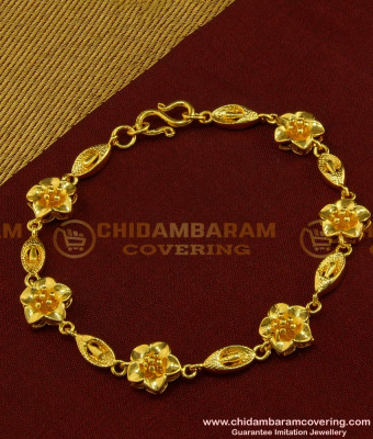 BCT89 - One Gram Gold Plated Jewellery Hand Chain Bracelet for Ladies