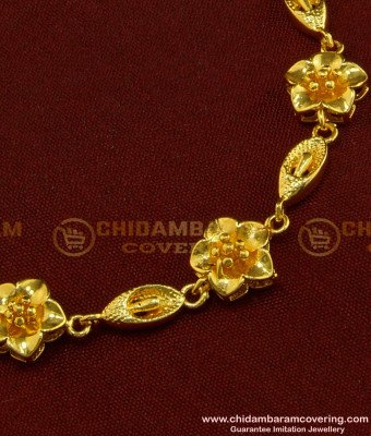 BCT89 - One Gram Gold Plated Jewellery Hand Chain Bracelet for Ladies