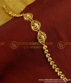 BCT97 - Trendy One Gram Gold Plated Leaf Design Bracelet for Ladies