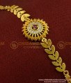 BCT99 - One Gram Gold Pretty Ad Stone Leafy Design Bracelet Design for Women