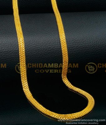 CHN213 - 24 Inches Long Broad Delhi Chain Daily Wear Chain with Guarantee