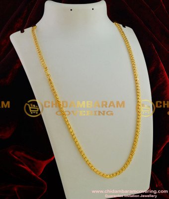 CHN004 - Gold Plated Jewellery Traditional Box Chain Kumil Design