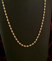 CHN032-LG - 30 Inches Long Trendy One Gram Gold Pearl Chain (Pearl Mala) Designs Best Price Online