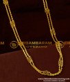 CHN041 - Rettai Vadam Glass Cutting Chain With Flower Design Connector Two Line Chain Online