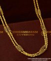 CHN042-LG - 30 inches Long Rettai Vadam Glass Cutting Chain Design Two Line Gobi Chain Online
