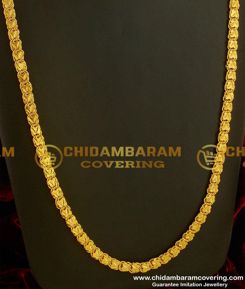CHN047 - Gold Look Butterfly Design Long Chain Guarantee Chain Buy Online Shopping