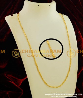 CHN061 - Gold Look Kerala Chain Guarantee Chain Buy Online Shopping