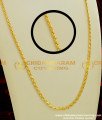 CHN066 - One Gram Wheat Chain Gold Design Plain Chain for Men and Women