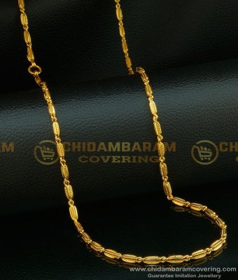 CHN086 - LG- 30 Inches One Gram Gold Plated Female Daily Wear Beautiful Gold Chain Design Buy Online