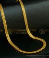 CHN098-XLG - 36 Inches Long Gold Plated Daily Wear Thick Gold Long Chain for Men 