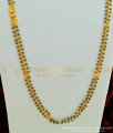 CHN128 - Latest Karimani Mala Design Gold Plated Two Line Mangalsutra Black Beads Chain Online