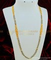 CHN130 - Simple Dilly Wear Black Beads Mala Design Gold Plated Two Line Long Mangalsutra for Women