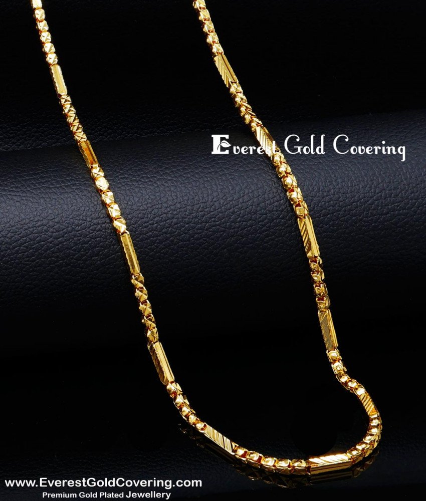 CHN157-LG - 30 Inches Long Thin Jayanthi Katta Kumil Box Chain Daily Wear with Guarantee Chain Online