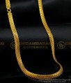 CHN171-Lg- 30 Inches Gold Plated Guaranteed Long Chain Heavy Thick Gold Chain Design Buy Online