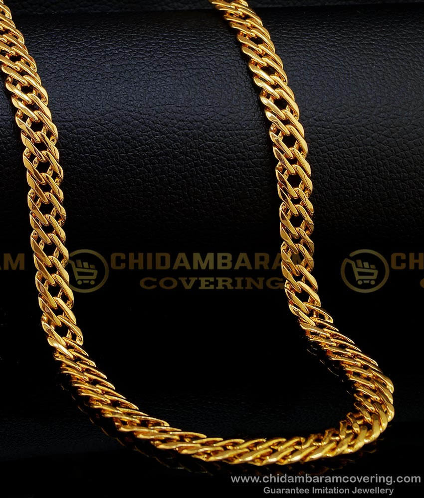 CHN175 - 24 Inches Gold Plated Long Chain for Daily Use Imitation Chain Online Shopping 