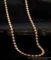 CHN178 - Unique Pattern Stunning Gold Pearl Chain Heart Design with White Beads Chain 1 Gram Gold Chain Buy Online