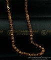 CHN181 - Gold Plated Single Rudraksha Chain Design Daily Wear Buy Online