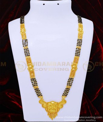 CHN204 - 36 Inches Gold Design First Quality Gold Forming Maharashtrian Mangalsutra for Women