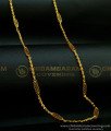 CHN207 - One Gram Gold Plated Light Weight Poo Katta Mugappu Model Chain Buy Online