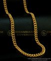 CHN212-LG - 30 Inches Buy Gold Plated Chain for Men Gold Look Guaranteed Long Chain Online