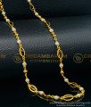 CHN225 - New Model Gold Plated Daily Use Black Beads with White Pearl Chain Online