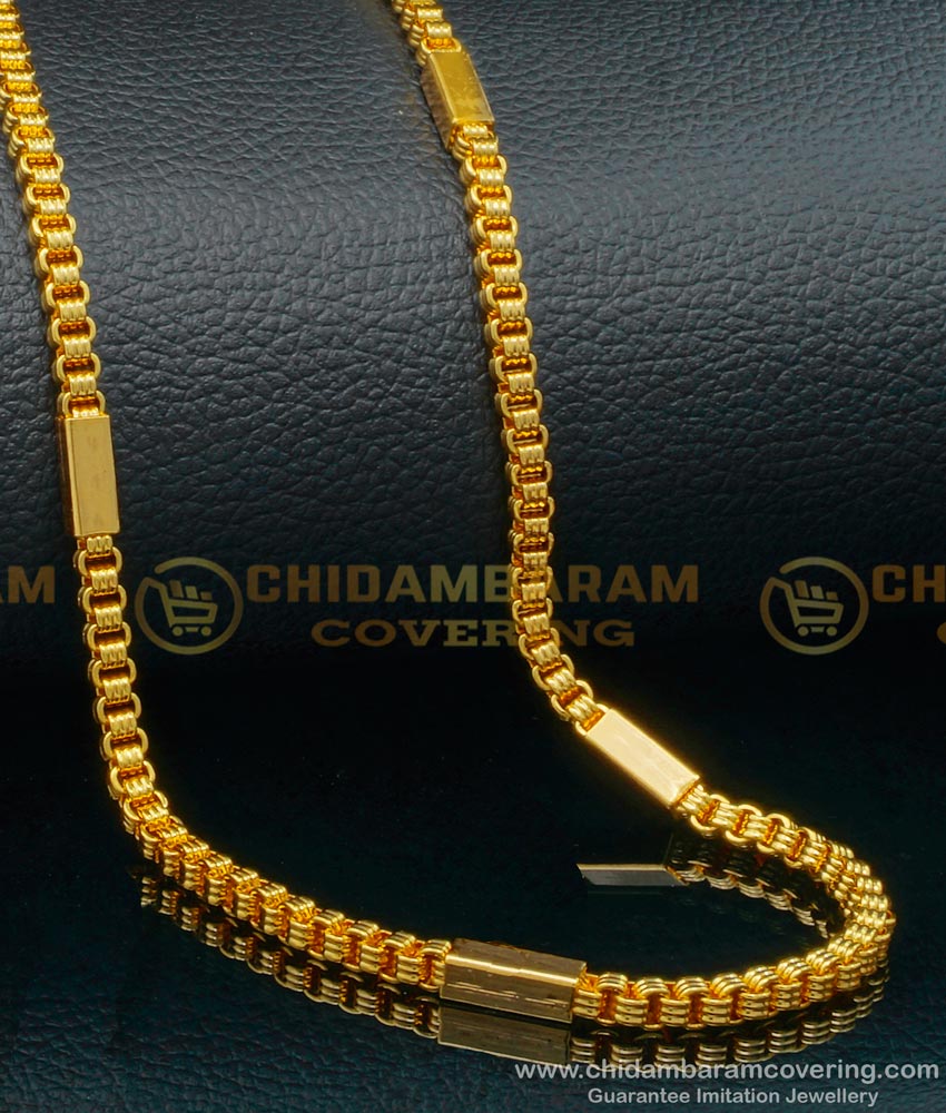 SHN151 - 18 Inches New Model Regular Use One Gram Gold Short Chain