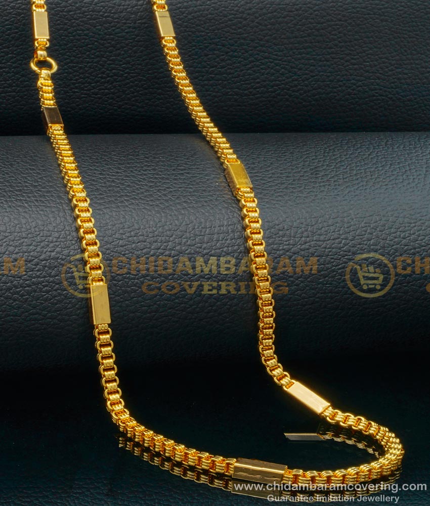 SHN151 - 18 Inches New Model Regular Use One Gram Gold Short Chain